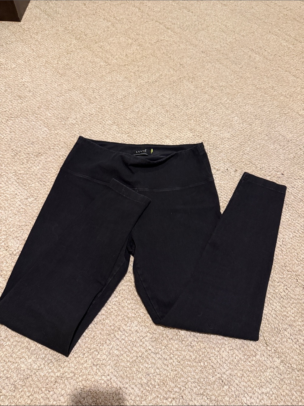 Lysse Black High-Waist Performance Leggings